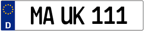 Truck License Plate